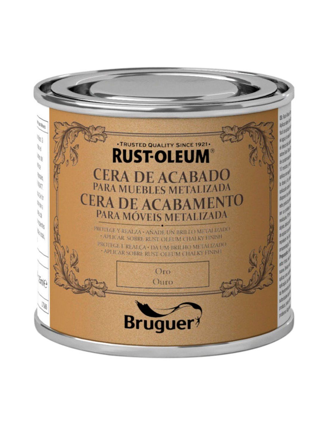 Rust Oleum Chalky Finish Cera Para Muebles Oro 0 125l 5397505 BRUGUER