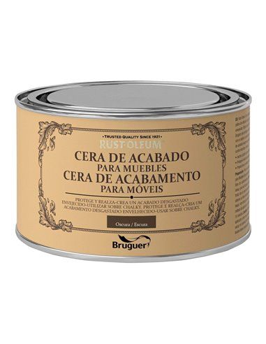 Rust Oleum Chalky Finish Cera Para Muebles Oscura L Bruguer