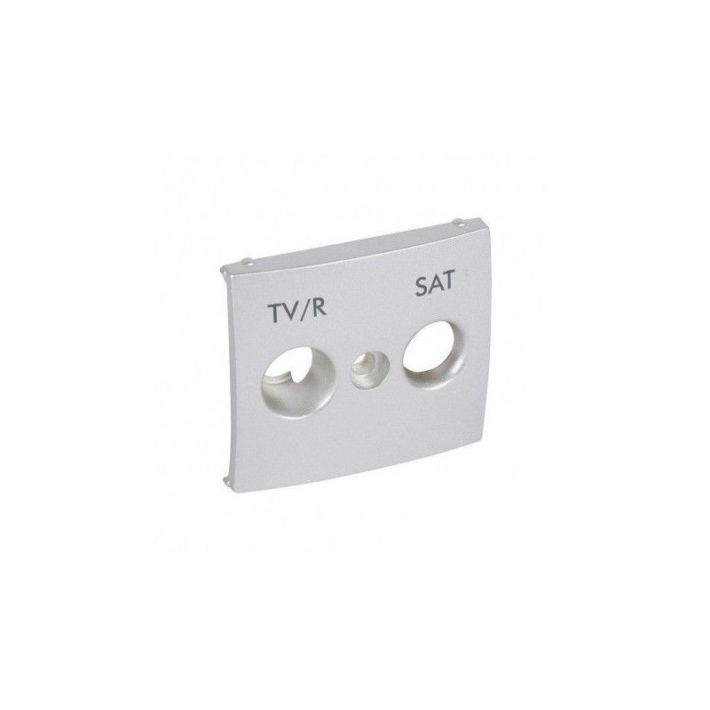 Tapa TV/r-sat VALENA aluminio  LEGRAND 770186