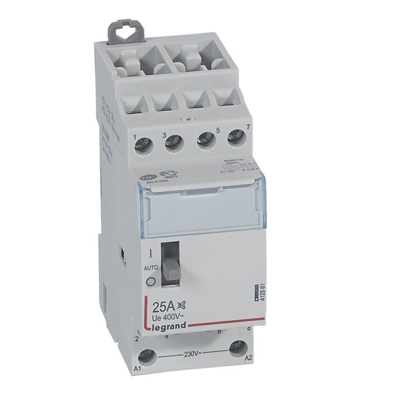 Contactor silencioso con bobina 230 V 4P 400 V/25 A 4 NALEGRAND 412561