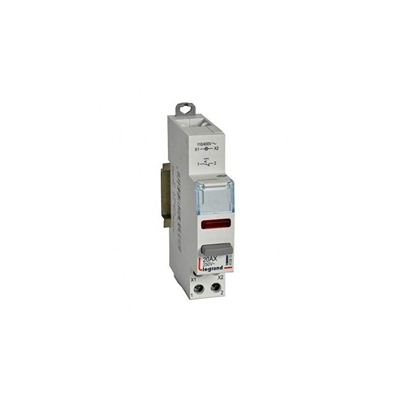 Interruptor doble función 20 A 250V 1 NC + indicador rojoLEGRAND 412915