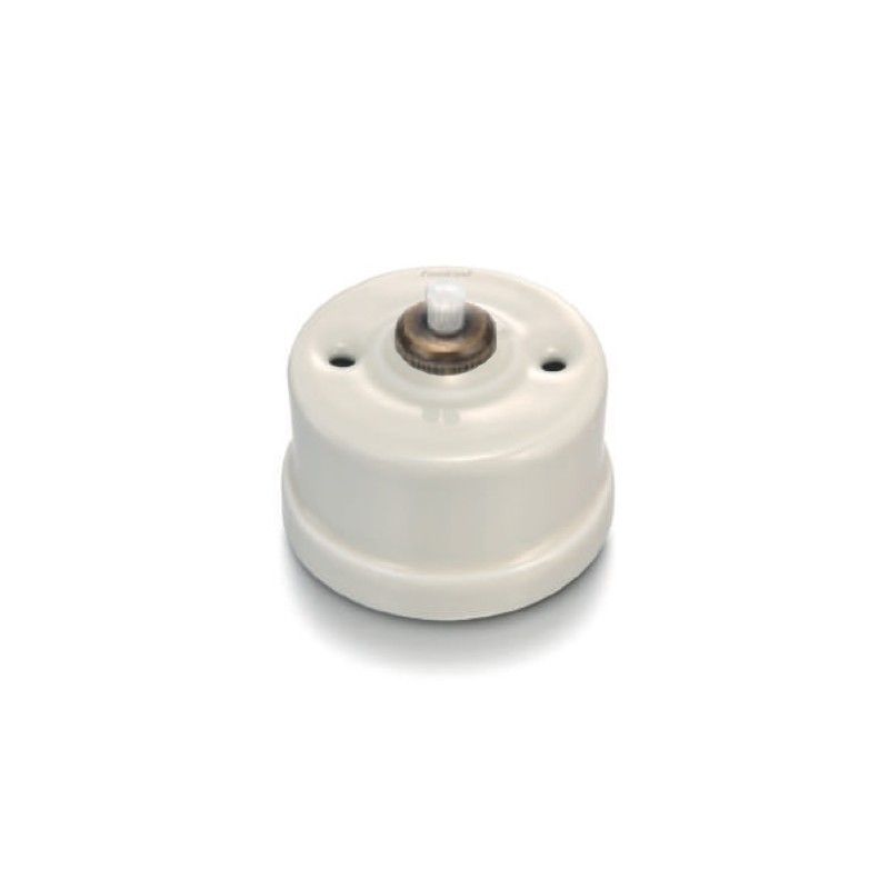 Interruptor unipolar blanco Garby de Fontini 30-306-17-1