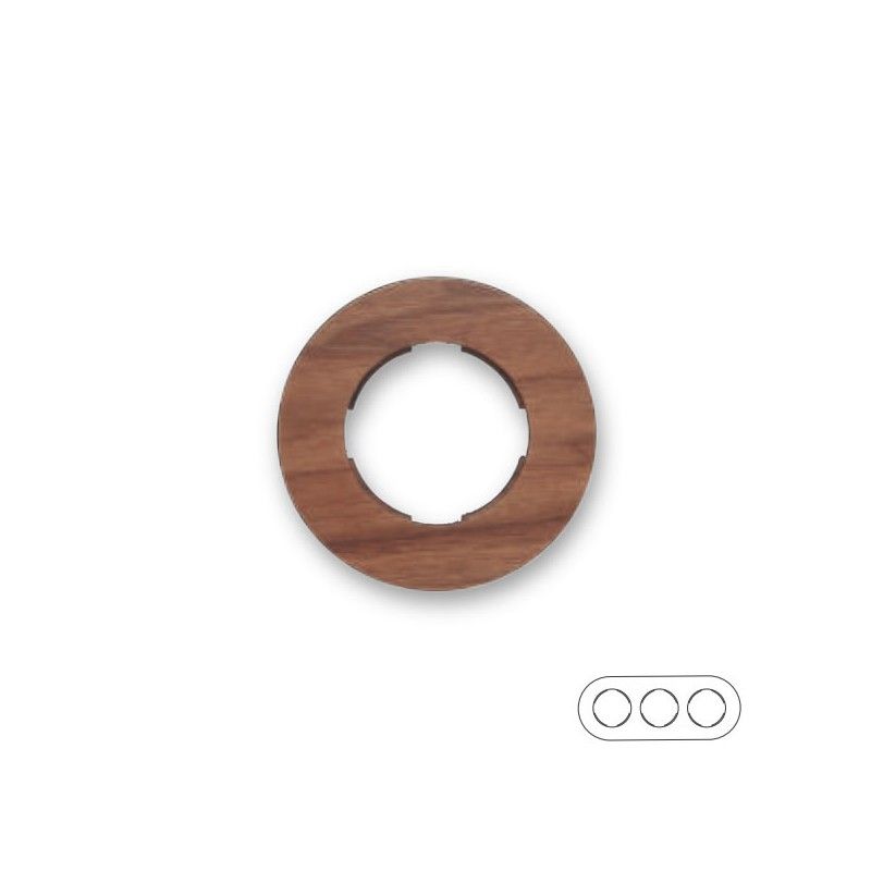 Fontini DO | Wooden frame 3 elements walnut 33-803-82-2