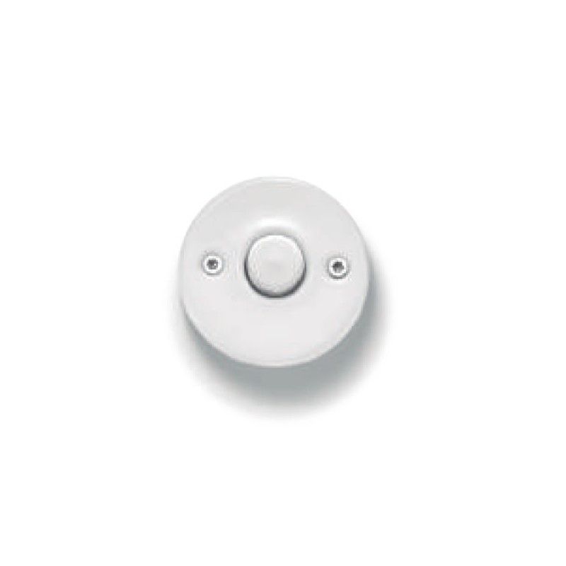 Fontini DO | White button with chrome button 33-310-11-2