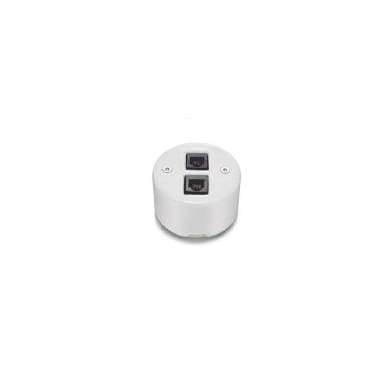 Fontini DO | Double white telephone socket 33-706-17-2