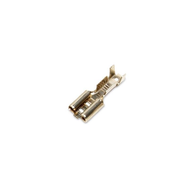 Borne faston femelle 4.1x16x6.6 mm 50 pcs 