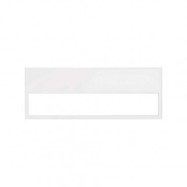 Simon 100 | Cornice orizzontale minima di 3 elementi bianco opaco 10001630-230