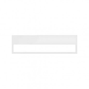 Simon 100 | Cadre horizontal minimal de 4 éléments blanc mat 10001640-230