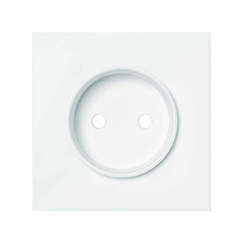 Simon 100 | Cover for the bipolar plug matte white 10000040-230