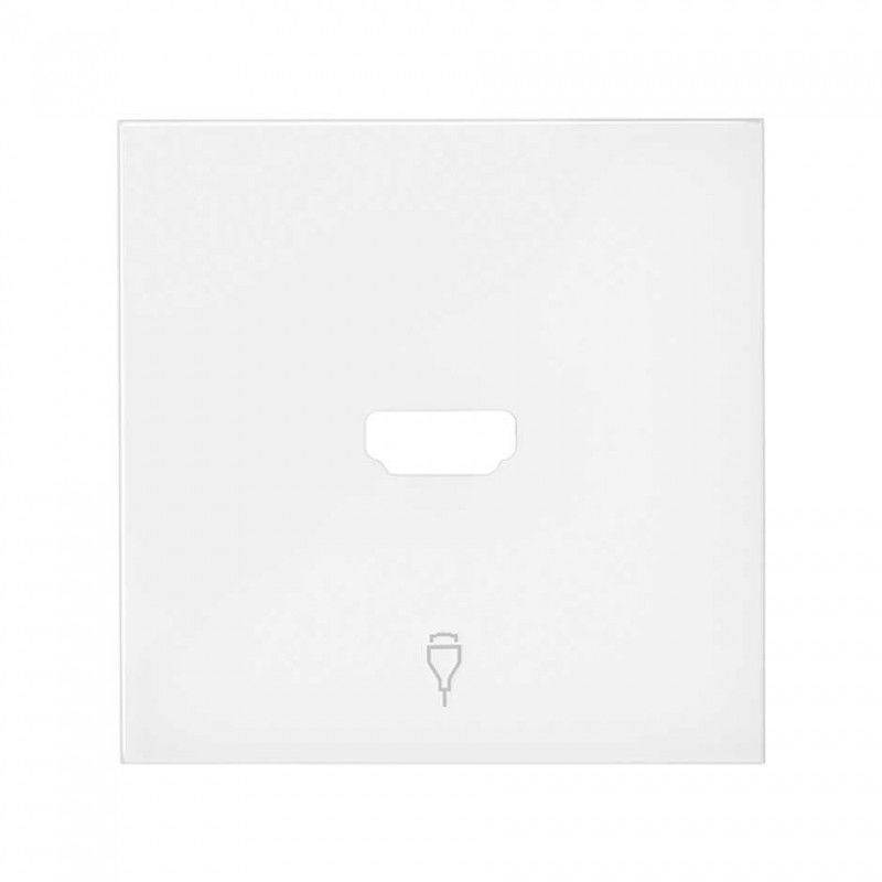 Simon 100 | Couvercle pour connecteur HDMI blanc mat 10001094-230