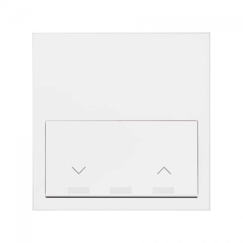 Simon 100 | Front kit 1 element with 1 key white blinds matte 10020115-230