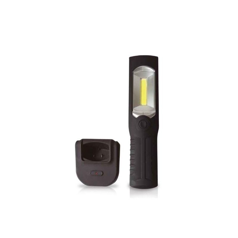 Linterna 3W LED recargable abatible con base GSC 000603210