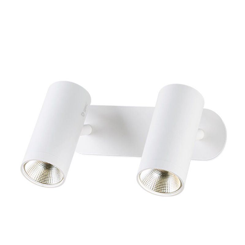 Spot de teto 2 elementos lineares GU10 Branco GSC 000705201