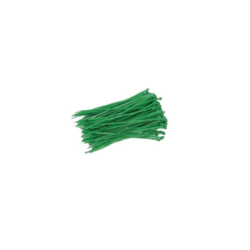 Pack 25 Unidades Bridas 140x3.5mm Verde GSC 000901363