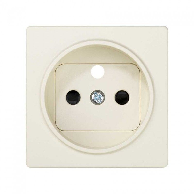 White ivory French plug base cover SIMON 82 DETAIL 82068-31