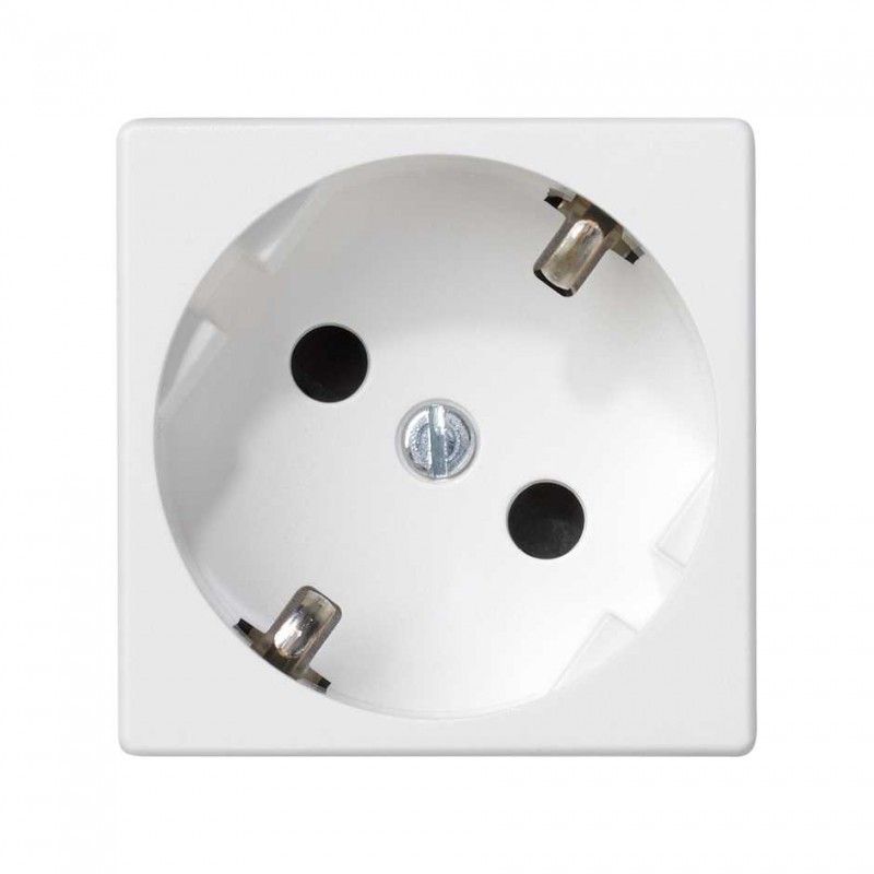 Simon K45 - Simon K01/9 White Schuko Plug Base