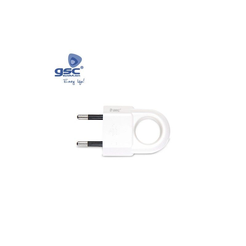 Fiche bipolaire avec prise ergonomique 4 mm blanc GSC 000201276 GSC - 1