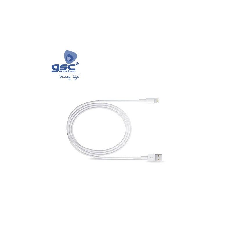 Cable USB para iPhone 5/5s/6/6s/7 - 1,5M GSC 001403687