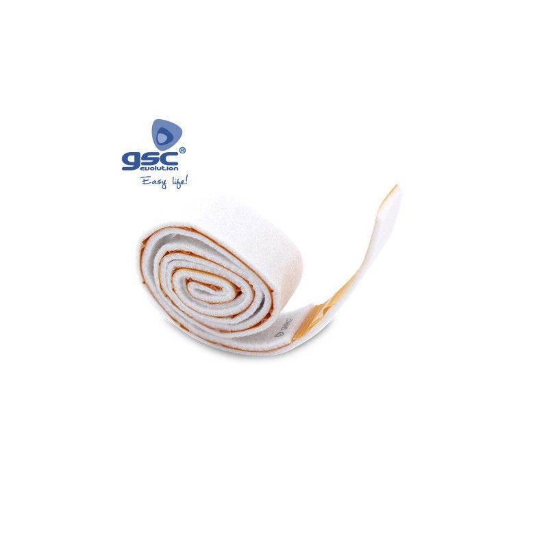 Rolo de feltro adesivo para móveis 25mmx2M Branco GSC 003802777