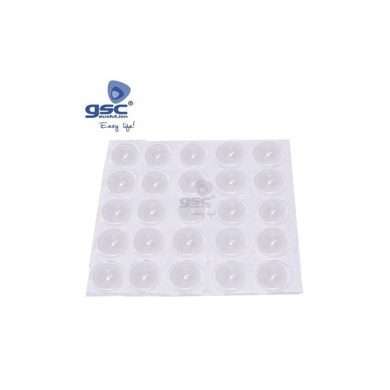 Packen Sie 25 selbstklebende Schutztropfen 2 mm Ø9 mm GSC 003802785 ein GSC - 1