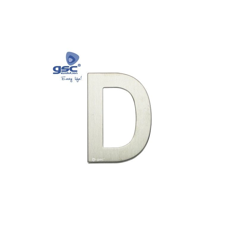 Door letter D stainless steel with adhesive GSC 003302623 GSC - 1