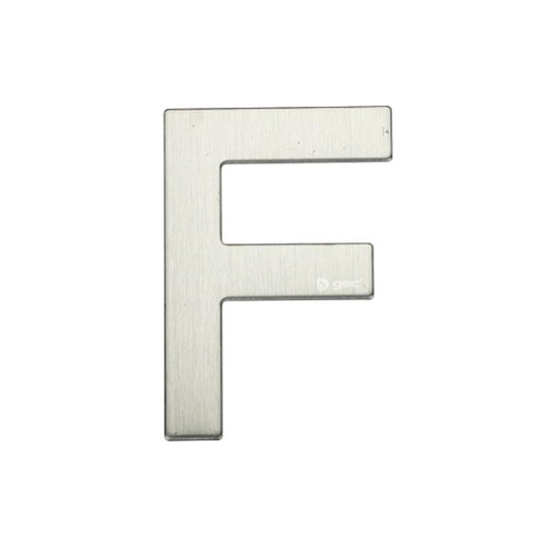 Door letter F stainless steel with adhesive GSC 003302625 GSC - 1