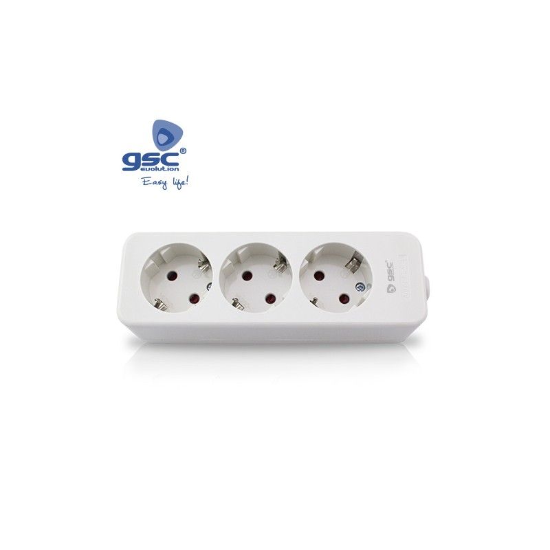 Multiple base Mega 3 plugs without cable GSC 000800223 GSC - 1