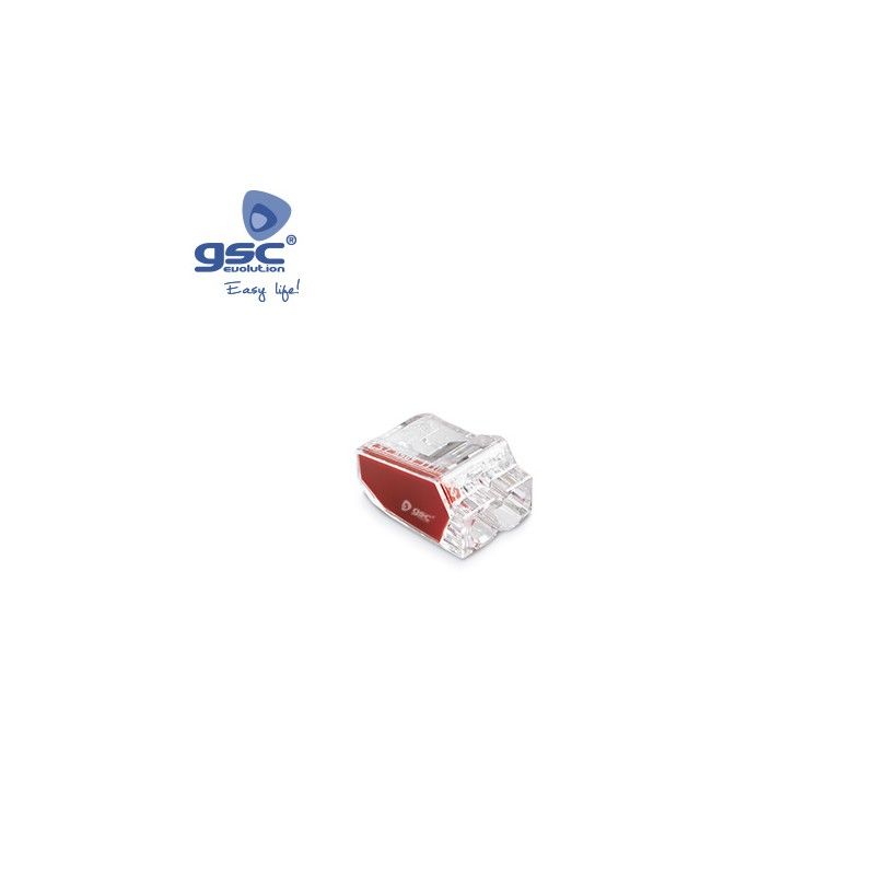 Bolsa 5u Conector empalme 2 vias 0.5-2.5mm Rojo GSC 001105517