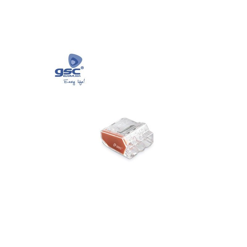 Pack 5 Connecteur épissure 3 voies 0,5-2,5 mm Orange GSC 001105518 GSC - 1