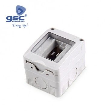 Oberflächenbox 1-Modul mit Abdeckung IP55 GSC 001203763 GSC - 1