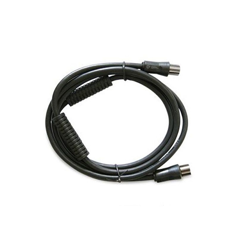 Extensão coaxial Macho para Fêmea Preto / 1,5M + Filtro GSC 002601352