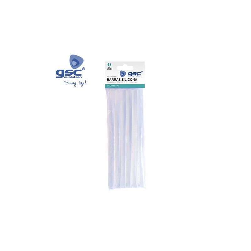 Bag of 6 transparent silicone bars Ø11 GSC 001401330 GSC - 1