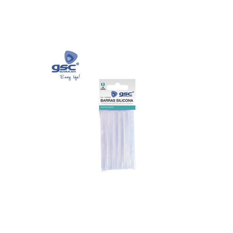 Bag of 6 transparent silicone bars Ø7 GSC 001403306 GSC - 1