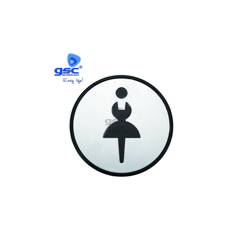 Symbol bathroom sticker woman Ø97mm GSC 003301397 GSC - 1