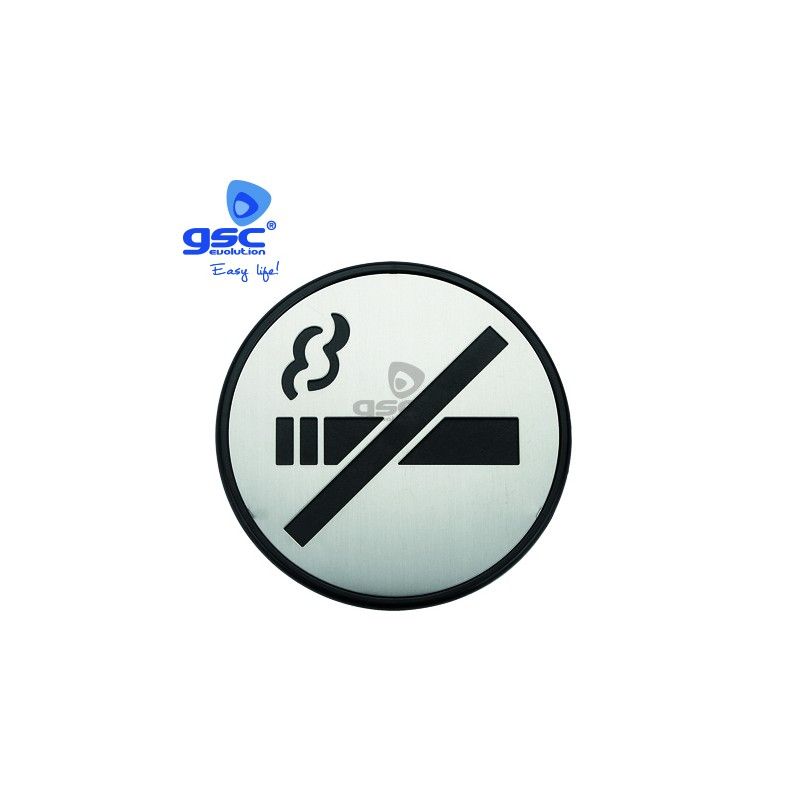 Adhesive bathroom symbol No smoking Ø97mm GSC 003301399 GSC - 1