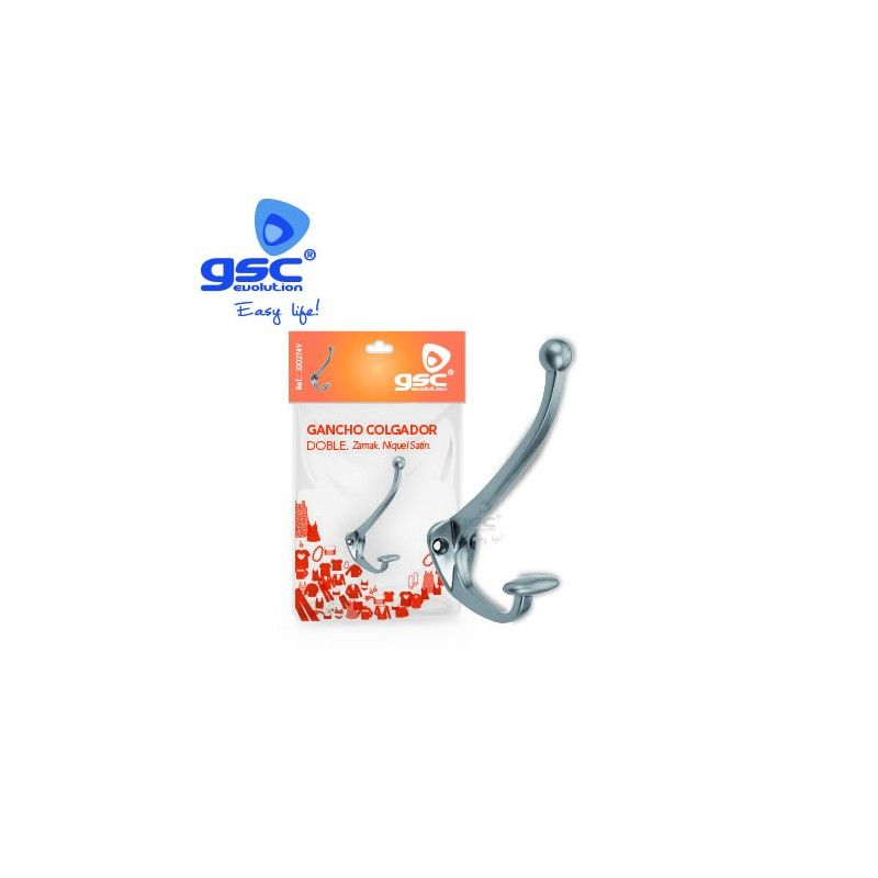 Gancio appeso doppio in Zama opaca GSC 003802749 GSC - 1
