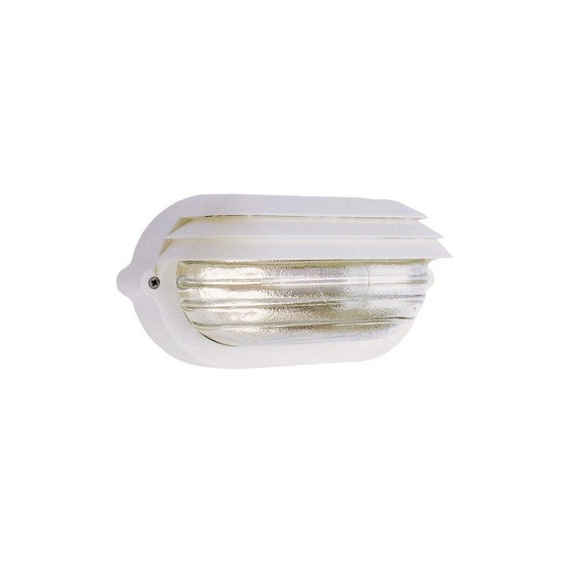 Plafon Palpebra IP54 oval branco