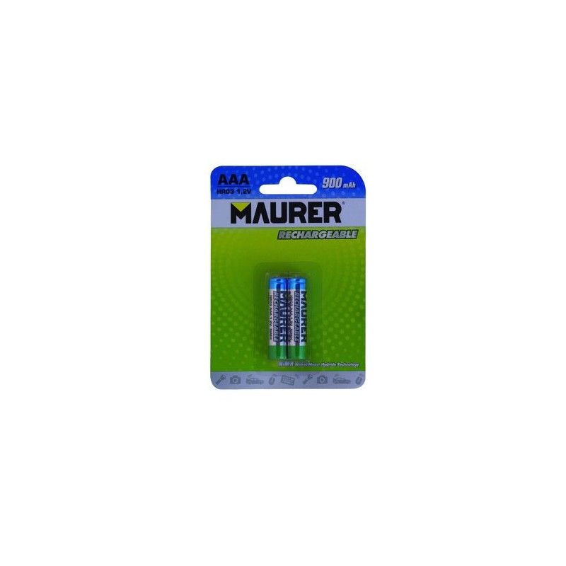 Pila Maurer Recargable HR-3 / AAA (Blister 2 Piezas)