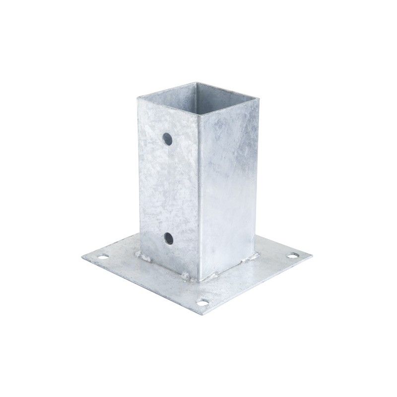 Suporte de Ancoragem para Pergolado Galvanizado 71x71mm