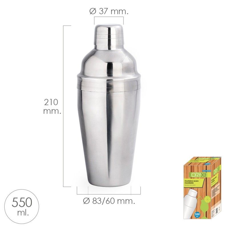 Coqueteleira Inox 550ml