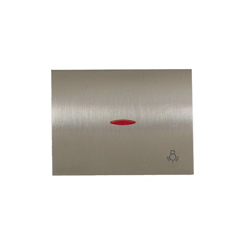 Tecla pulsador luz luminoso NIESSEN Olas 8404.4 AL