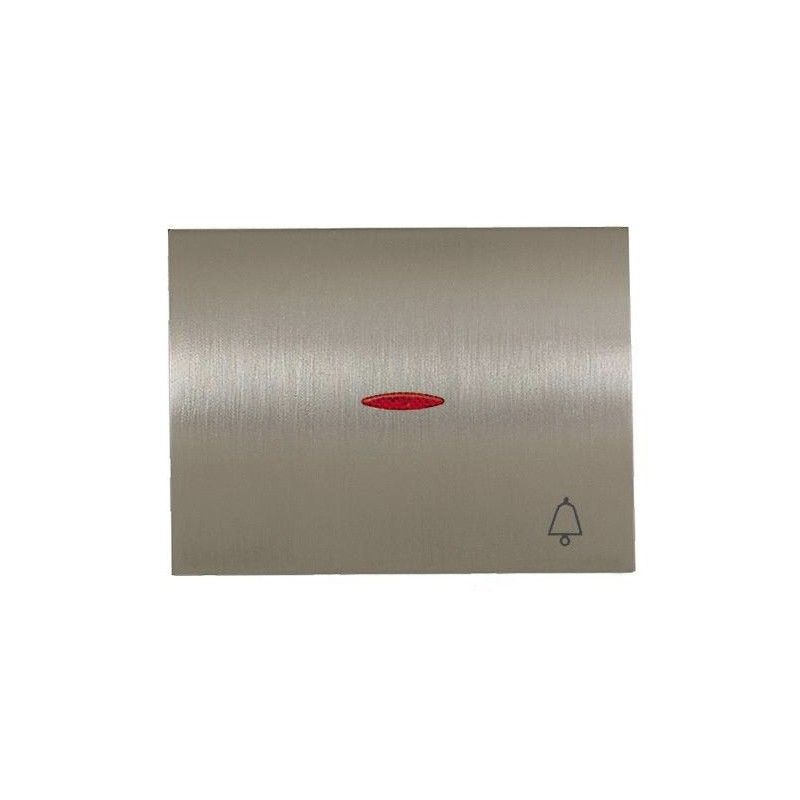 Tecla pulsador timbre luminoso NIESSEN Olas 8404.3 AL