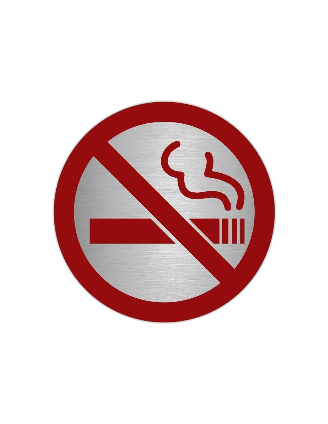 Plancha de señalización Prohibido Fumar 9 Cm