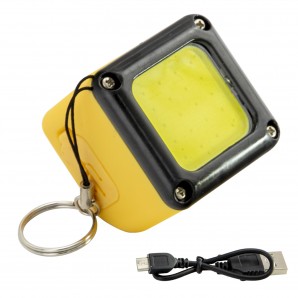 Mini linterna con zoom 1 led 120 lumens recargable EDM 36388
