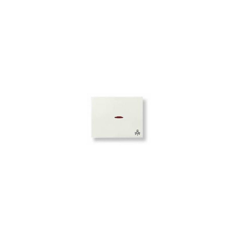 Tecla pulsador luz luminoso BLANCO NIESSEN Olas 8404.4 BL