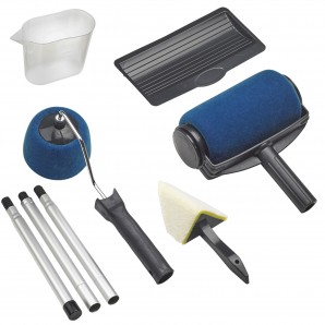 Upgrade) Paint Roller Kit 8 Pcs Paint Runner Set Paint Runner Pro