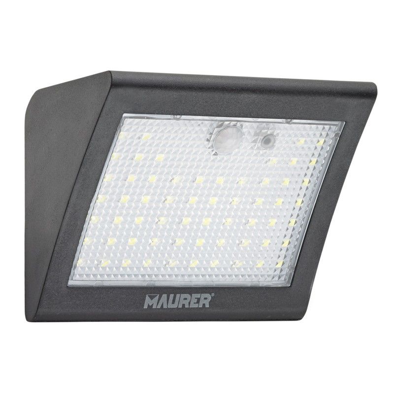 Aplique Solar Led 250 Lumenes Con Sensor De Movimiento y Crespuscular IP65 AFT 08192030