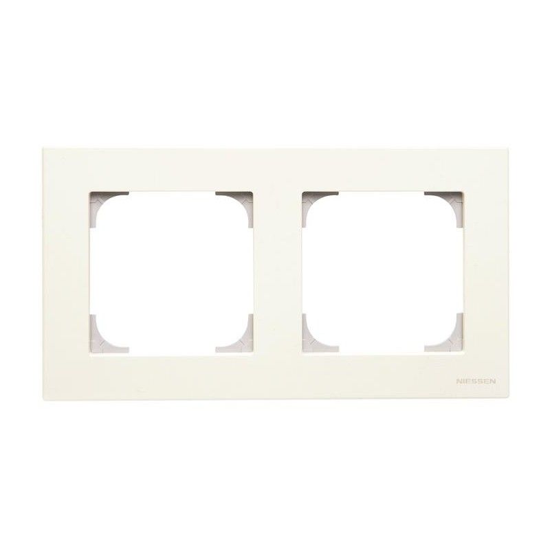 Moldura 2 elementos BRANCO NIESSEN SKY 8572 BL