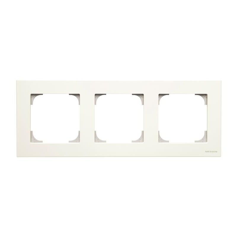 Moldura básica 3 elementos BRANCO NIESSEN SKY 8573.1 BL