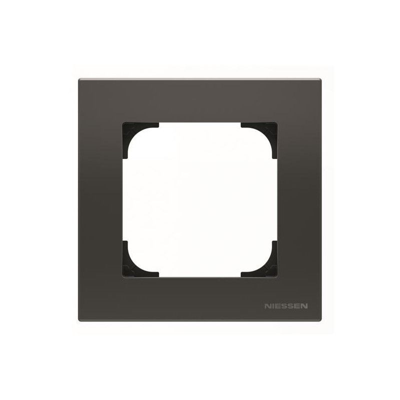 Moldura 1 elemento PRETO SOFT NIESSEN SKY 8571 NS